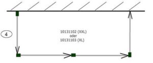 Adjacent 8m by 16m Turnout Area 4 Post + Stop End