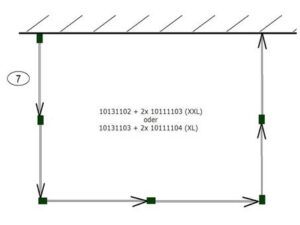 Adjacent 16m by 16m Turnout Area. 6 Posts + Stop End