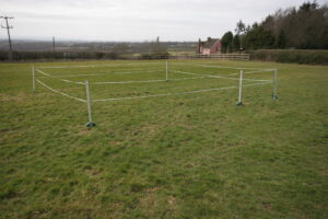 8m by 8m 5 Post Enclosure with 'Gate' 